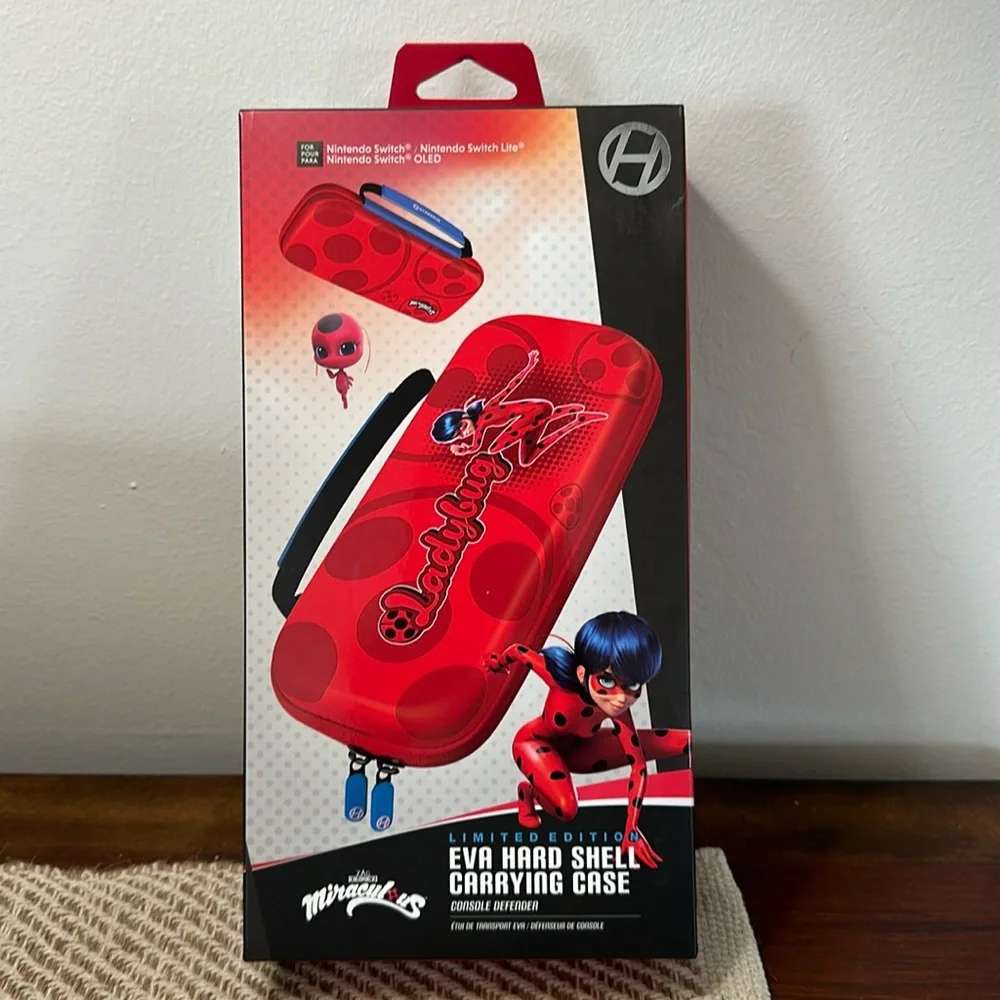 NEW LADYBUG 🐞 LIMITED EDITION EVA HARD SHELL CARRYING CASE
